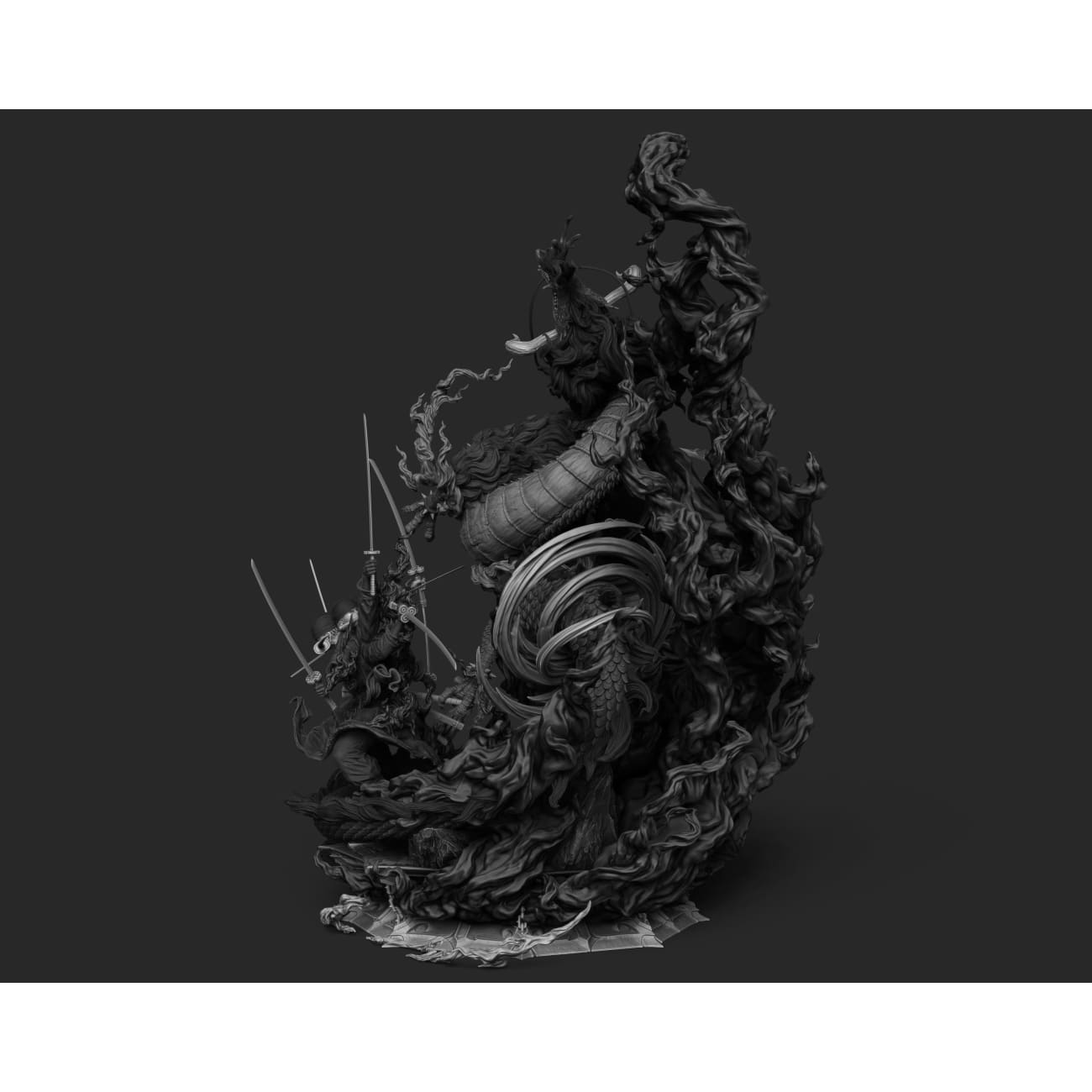 Last Sleep Studio - Nine Sword Style Roronoa Zoro Vs Kaido – Avolounge