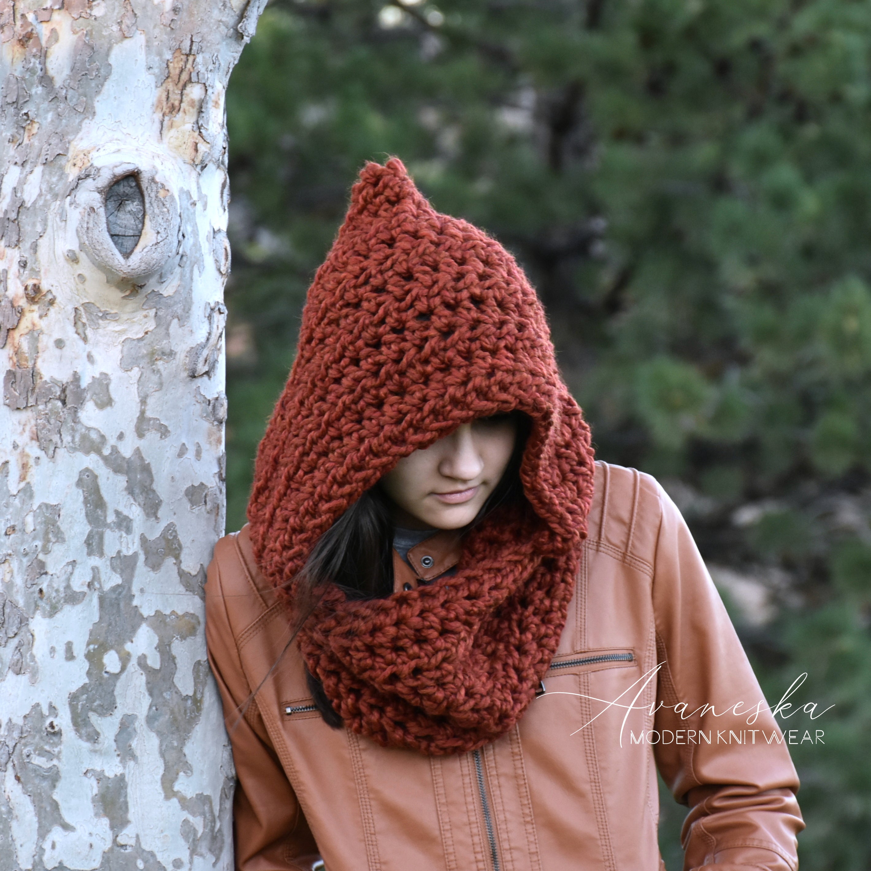 Chunky Hood Scarf | THE WELS – Avaneska Knitwear
