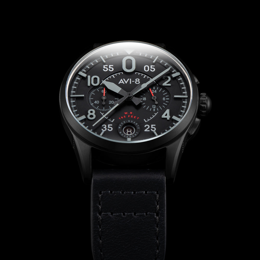 Slate Black | Spitfire Lock Chronograph – AVI-8 Timepieces