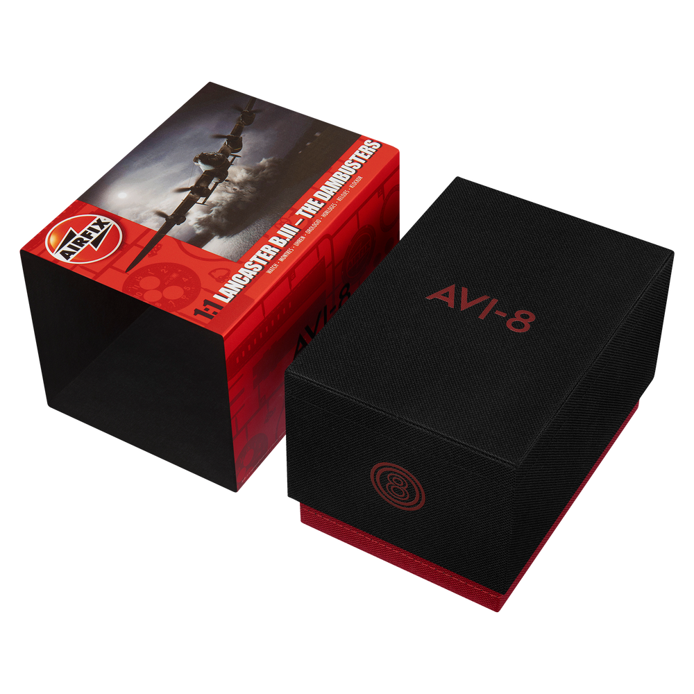 Hazard Red | Dambuster Gibson Dual Time Chronograph Airfix Edition