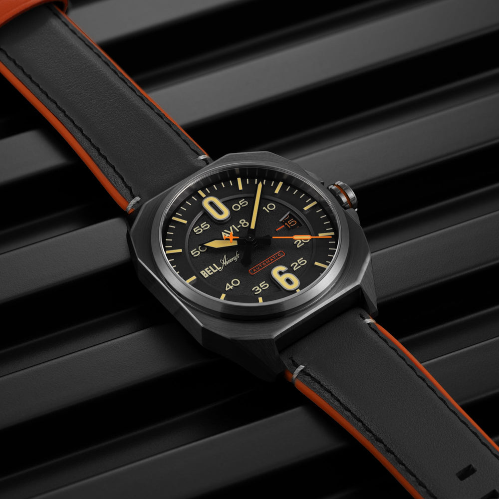 Iron Grey | Bell X-1 Machbuster Automatic – AVI-8 Timepieces