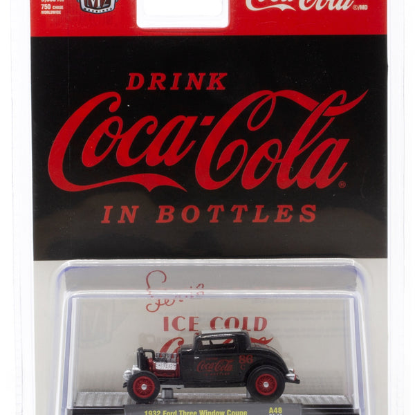 1932 Ford Three Window Coupe M2 Machines 1:64 Scale Coca-Cola A48