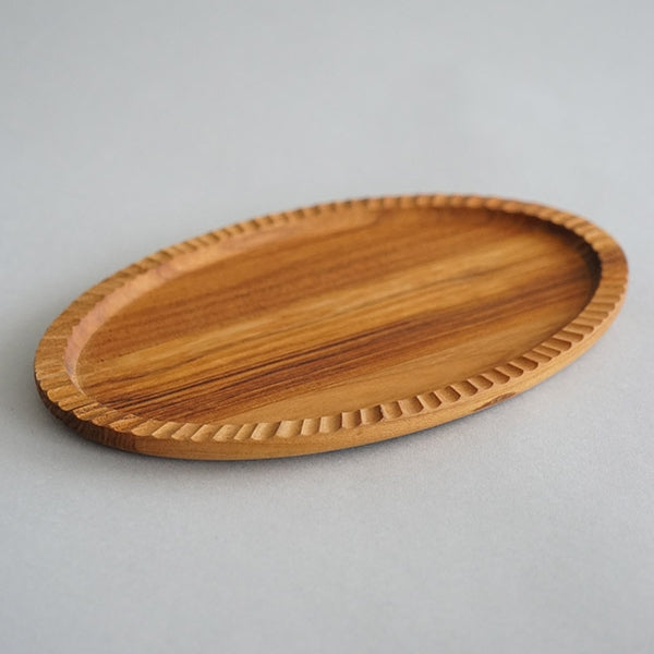 チーク オーバルトレイ | AXCIS ONLINE