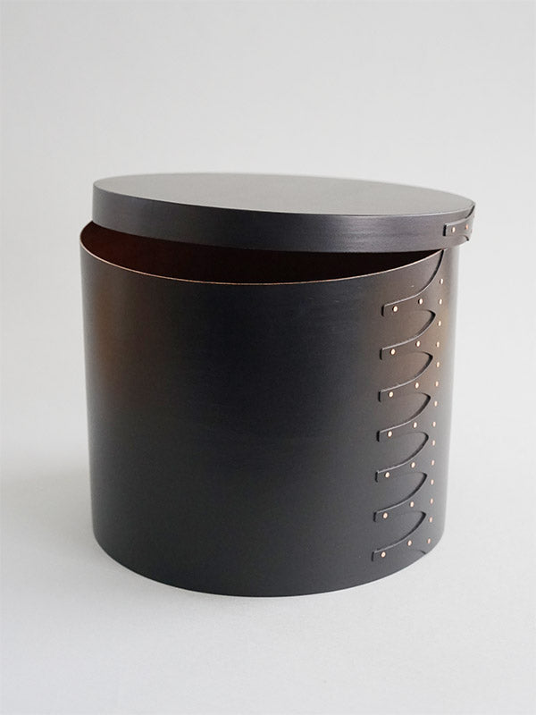 シェーカーラウンドボックスL ブラック | AXCIS ONLINE