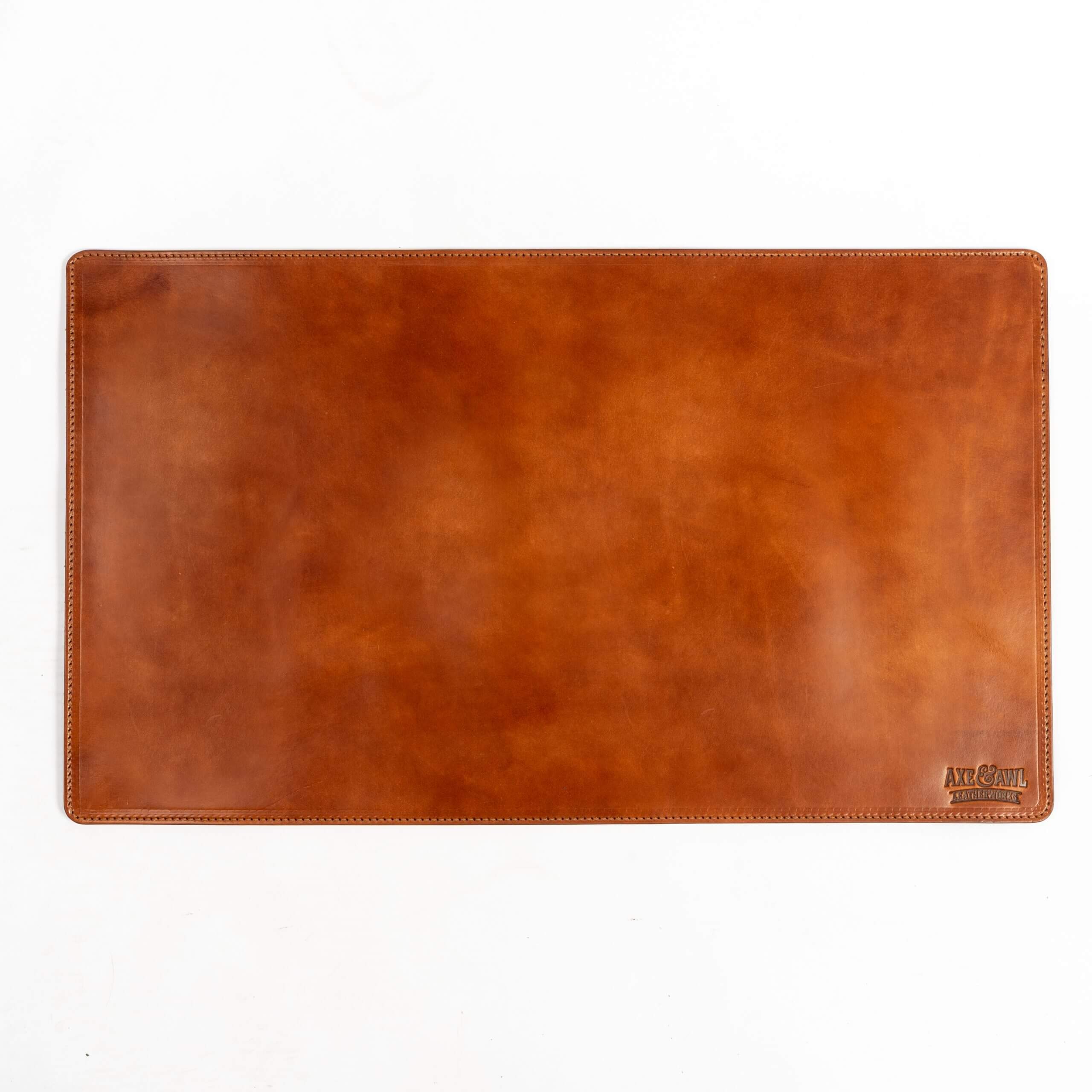 Leather Desk Mat - Axe and Awl Leatherworks