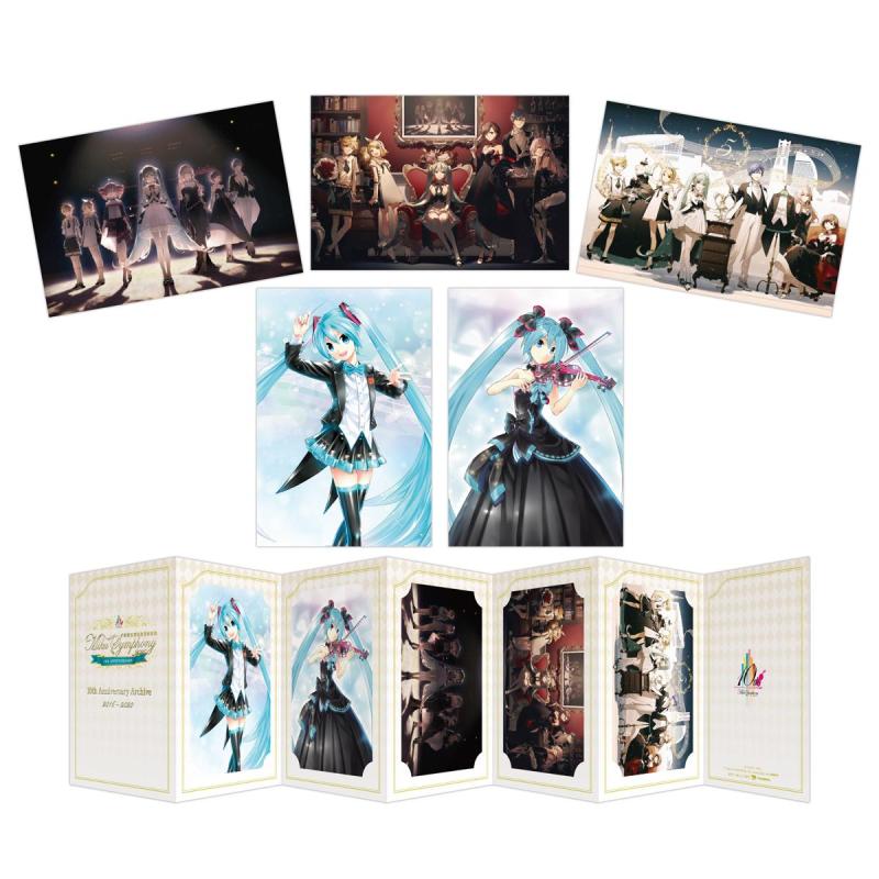 初音ミクシンフォニー 歴代メインビジュアルポストカードホルダー