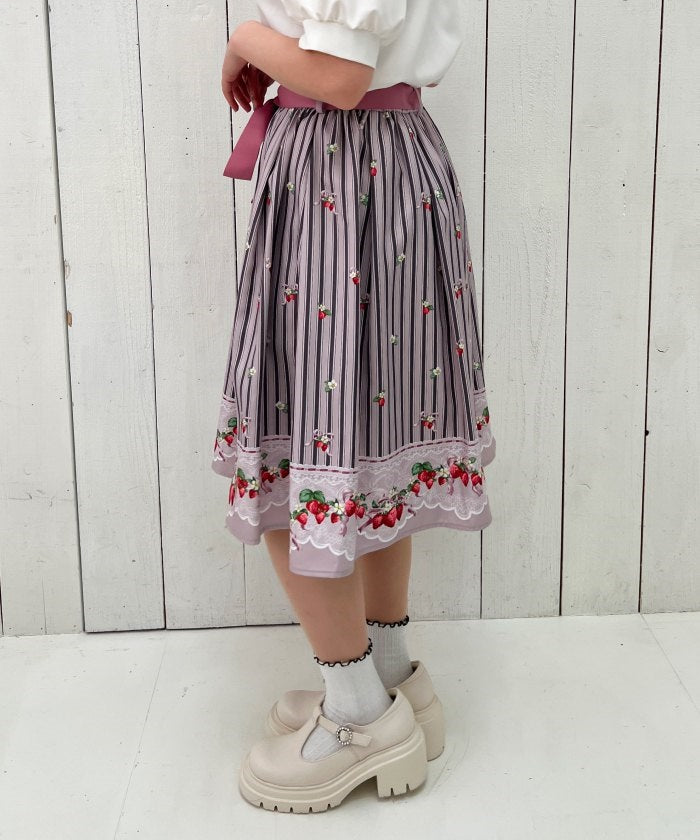 Strawberry Ribbon Skirt – axes femme from JAPAN