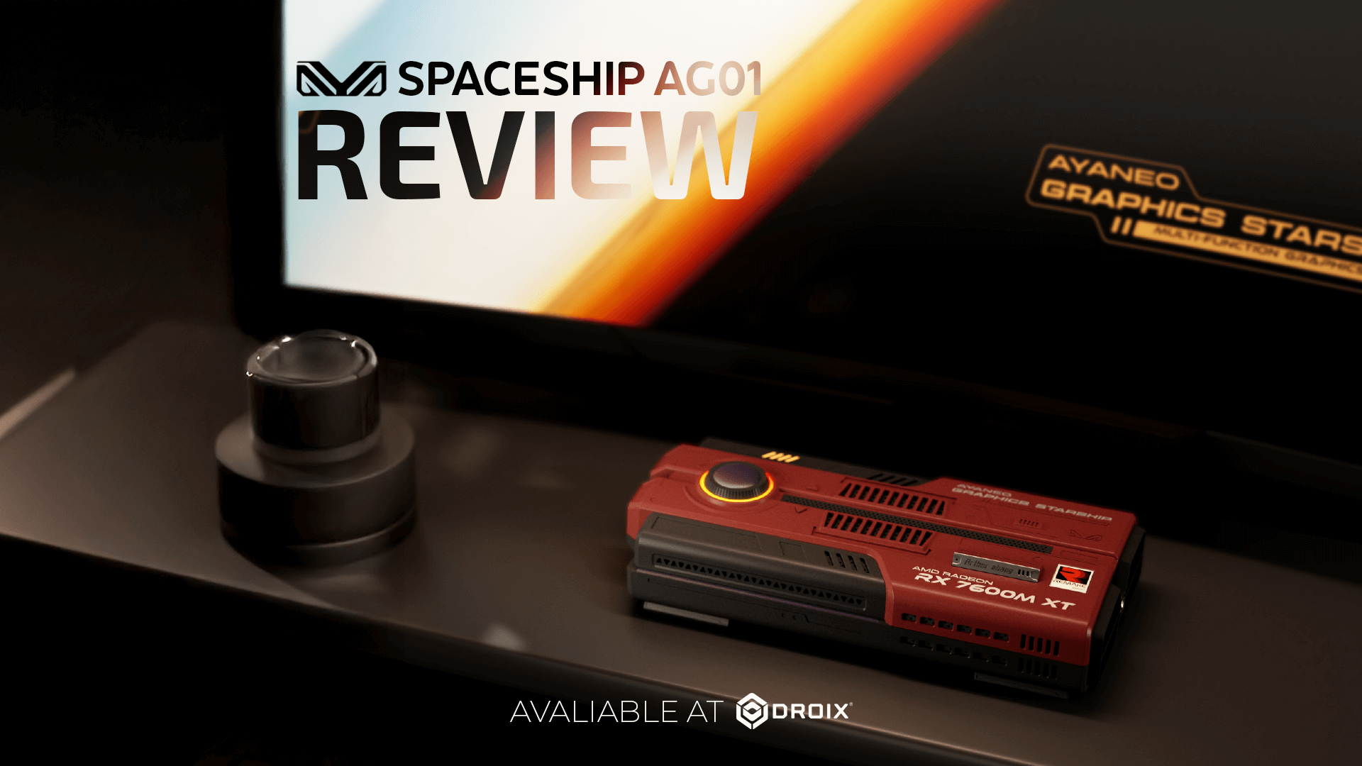 AYANEO AG01 Starship Graphics Dock – Retro Sci-Fi eGPU Radeon RX