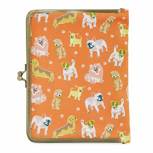 在庫商品】がま口ブックカバー 500ページ用 文庫/A6/500P対応