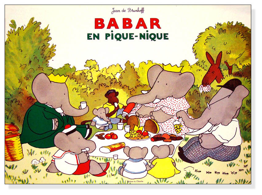 ジャン・ド・ブリュノフとババール: 色彩と物語の融合 | az-poster blog