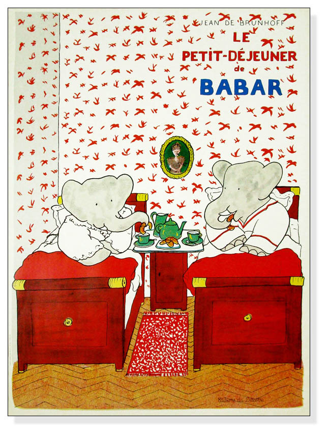 ジャン・ド・ブリュノフとババール: 色彩と物語の融合 | az-poster blog