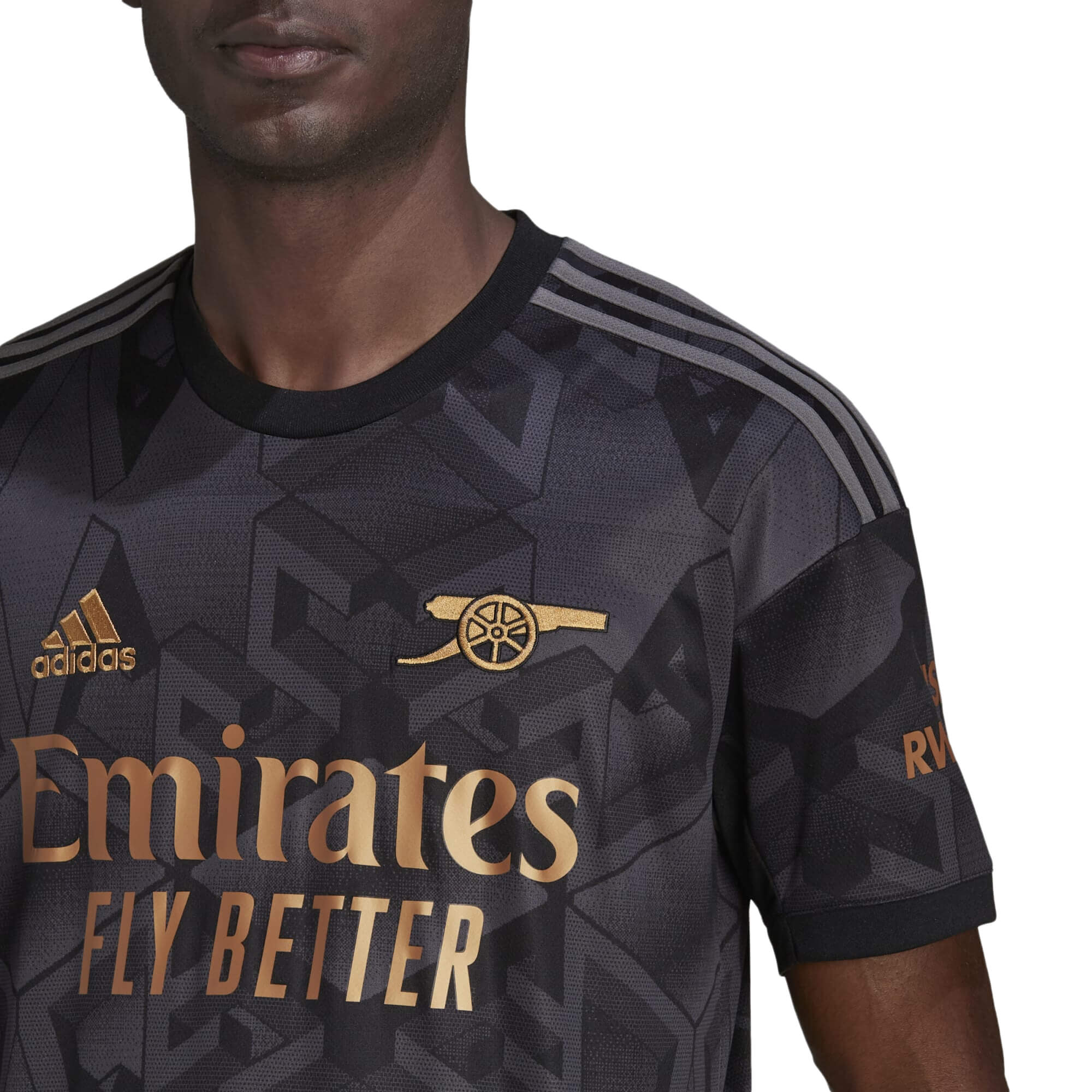 adidas Men's Arsenal 2022/23 Away Jersey Black – Azteca Soccer