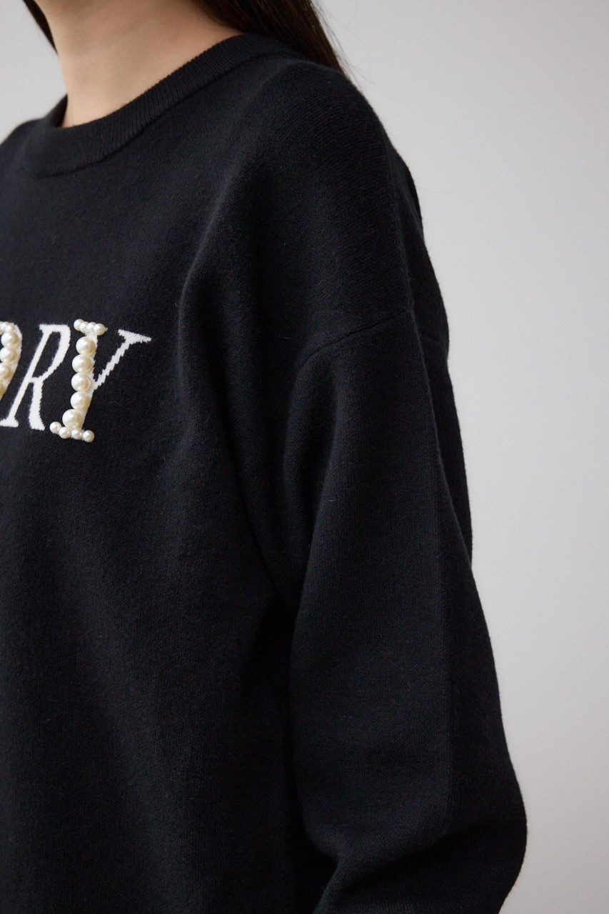 パールロゴニット｜WOMEN｜250HAB70-549I｜AZUL BY MOUSSY（アズール