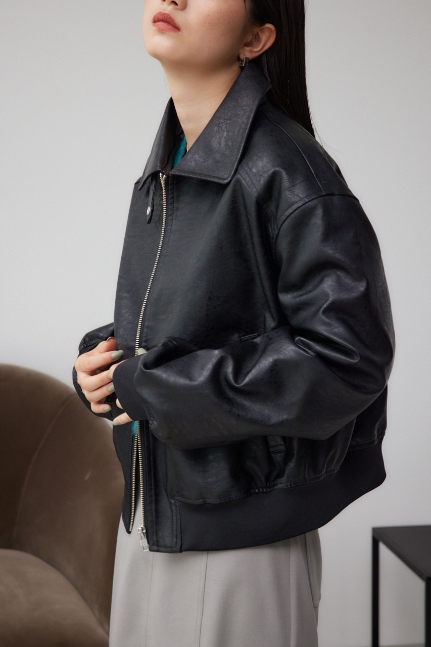 フェイクレザージャケット｜WOMEN｜250HAF30-065H｜AZUL BY MOUSSY