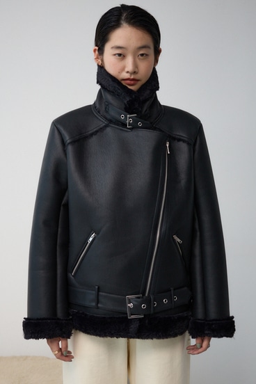 フェイクレザーB-3ブルゾン｜WOMEN｜250HAT30-436I｜AZUL BY MOUSSY