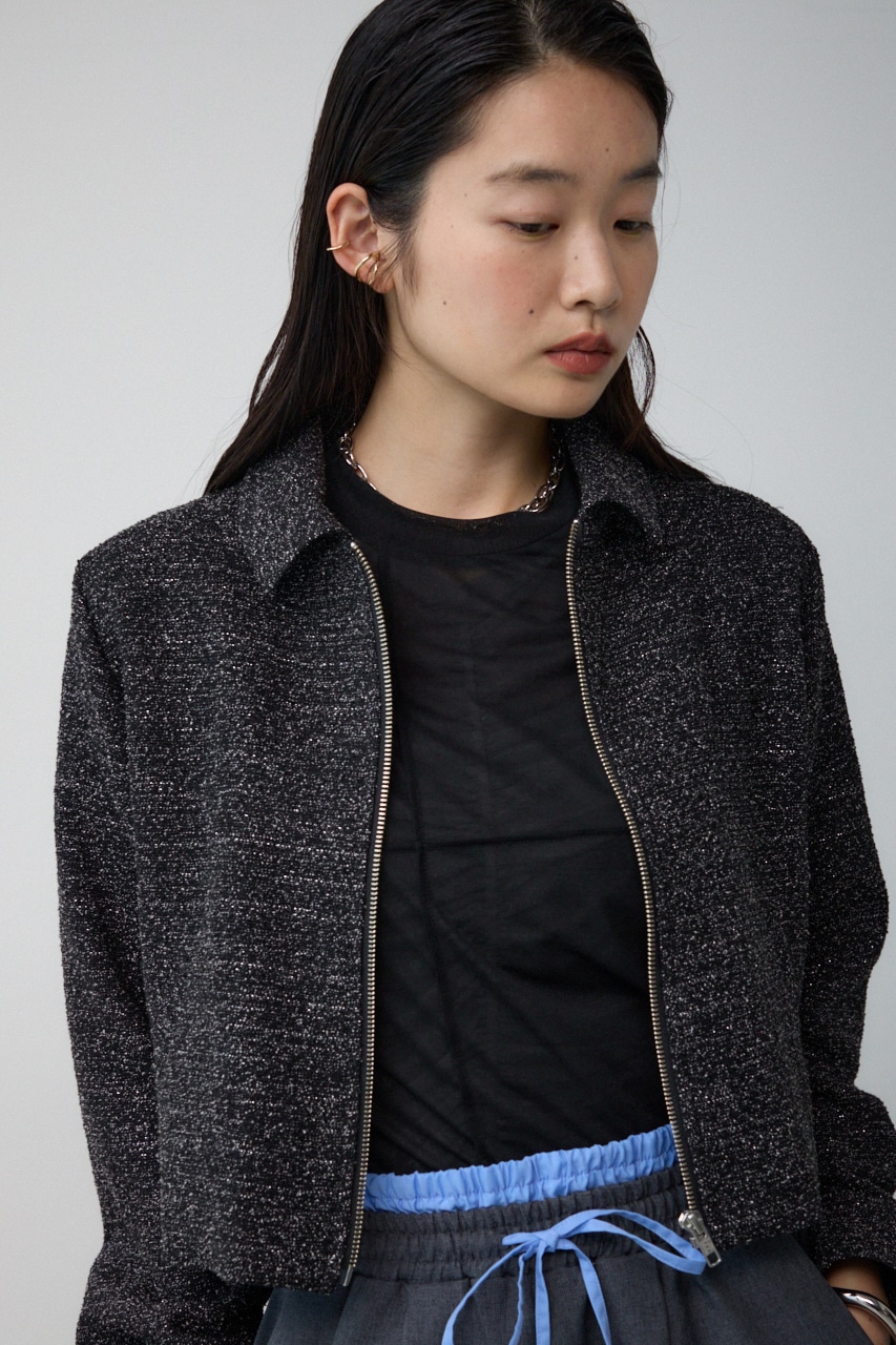 ラメツイードショートジャケット｜WOMEN｜250HAT30-441H｜AZUL BY