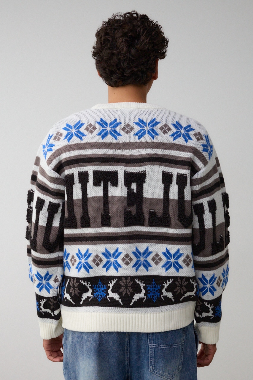 ノルディックアグリーニット｜MEN｜251HAT70-288I｜AZUL BY MOUSSY