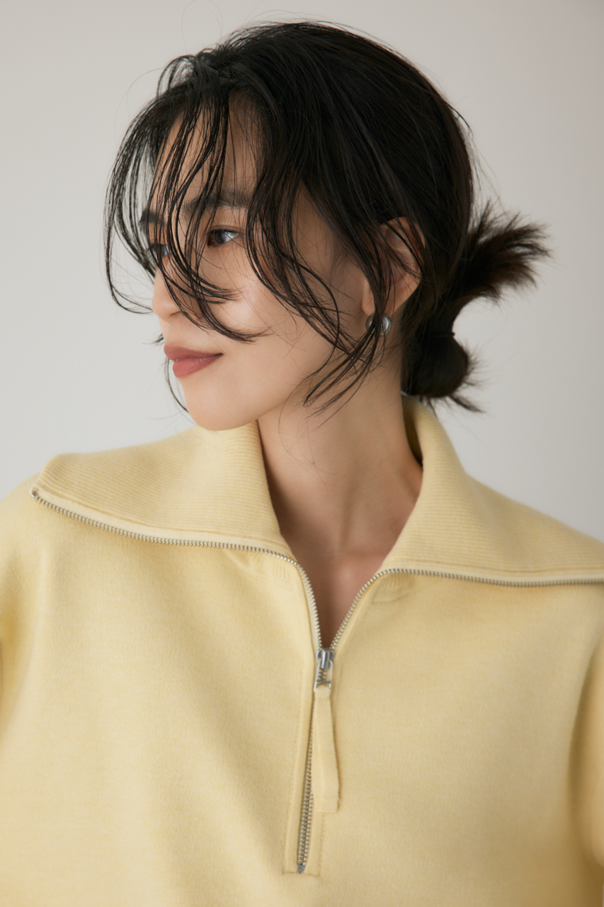 crie conforto】ハーフジップセーラーカラーニット｜WOMEN｜254IAT70