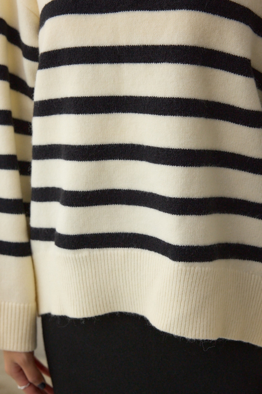 アソートカラーハーフジップニットトップス｜WOMEN｜250JSB70-1171