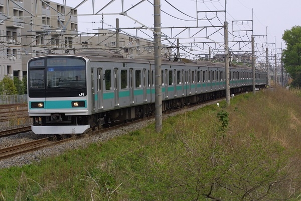 常磐緩行線・千代田線乗り入れ用から中央快速線へ 209系1000番台: B767