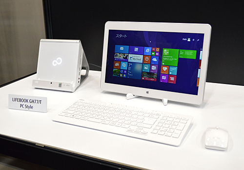 富士通、「家ナカ利用」を極めた新コンセプトPC「LIFEBOOK GH77/T