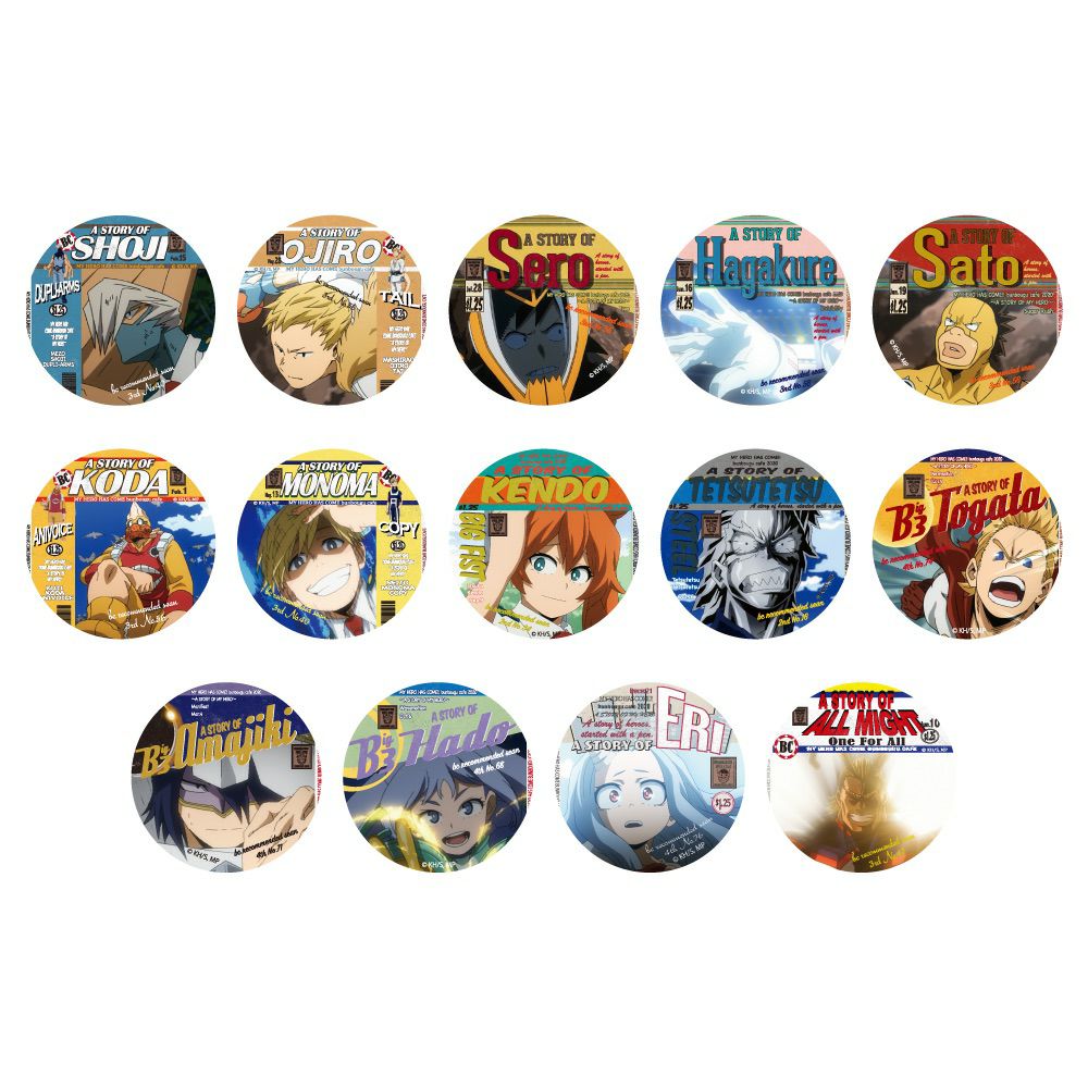 僕のヒーローアカデミア2020 A STORY BOOKモチーフランダム缶バッジ B