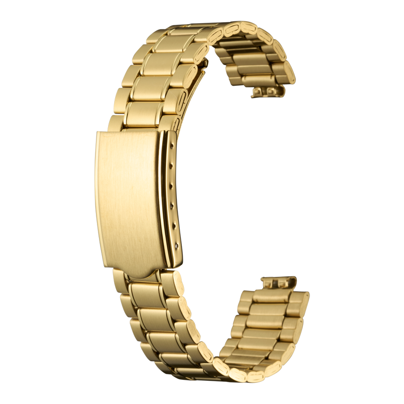 BAMBI バンビメタル ブロック三折 BSBE4532G - 時計バンド(ベルト)の