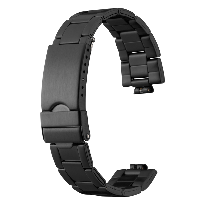 BAMBI バンビメタル ブロック三折 BSBE4553B - 時計バンド(ベルト)の