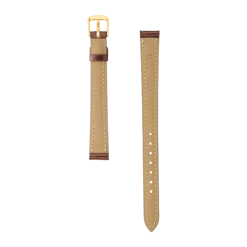 BAMBI バンビ トカゲ革(リザード) BTE552B - 時計バンド(ベルト)の