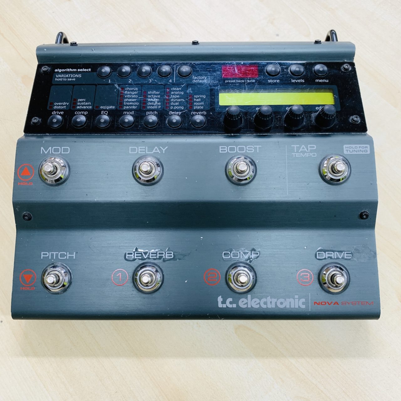 レビュー】TC ELECTRONIC NOVA SYSTEMだけで歪み系も空間系も音作りは