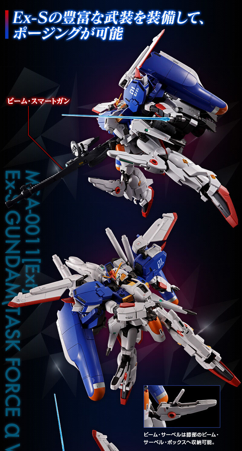 MG 1/100 Ex-Sガンダム/Sガンダム (タスクフォースα Ver