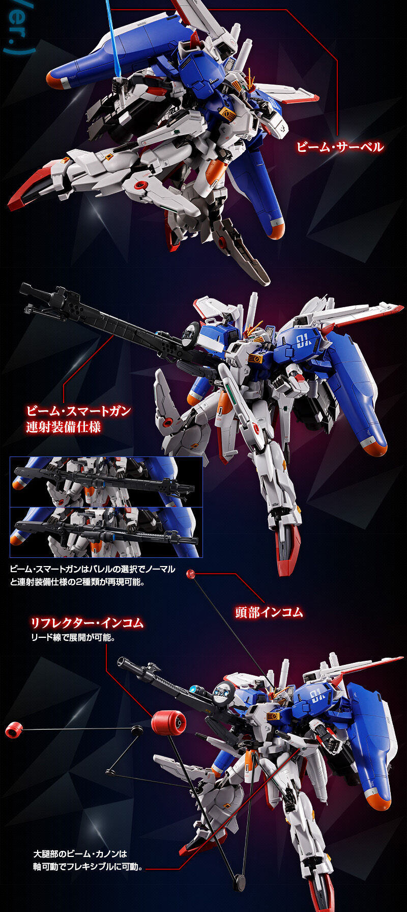 MG 1/100 Ex-Sガンダム/Sガンダム (タスクフォースα Ver