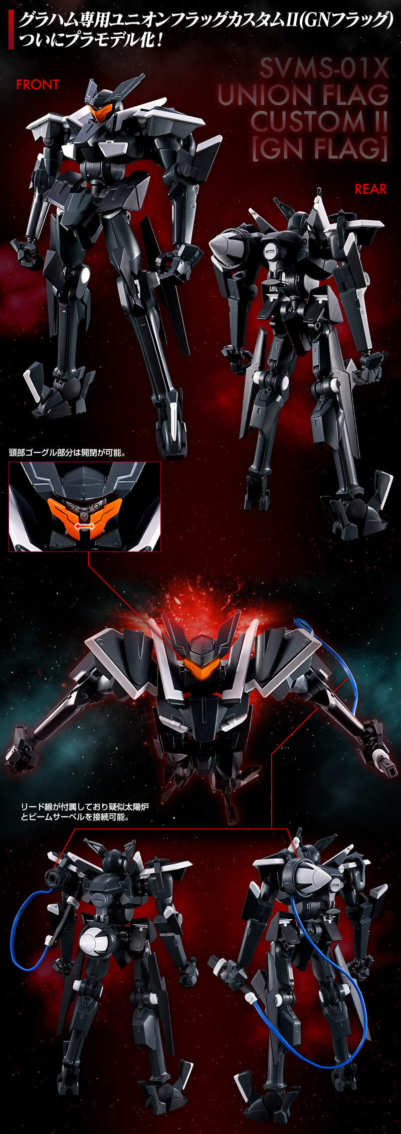 HG 1/144 グラハム専用ユニオンフラッグカスタムII(GNフラッグ