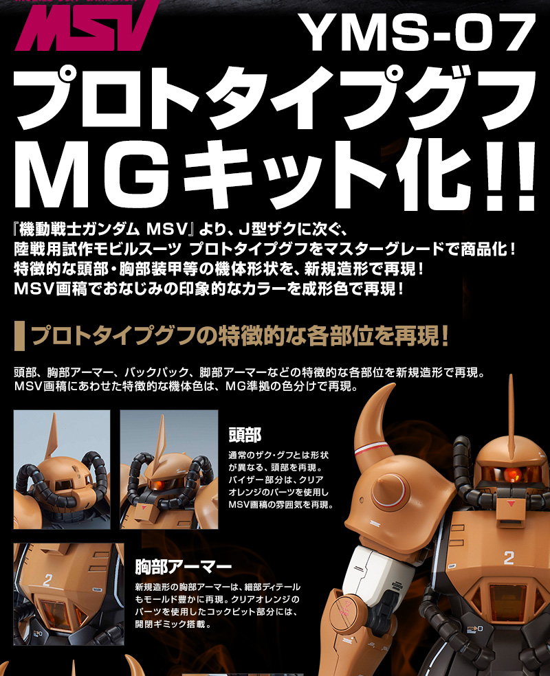 MG 1/100 ﾌﾟﾛﾄﾀｲﾌﾟｸﾞﾌ｜プレミアムバンダイ｜バンダイナムコグループ