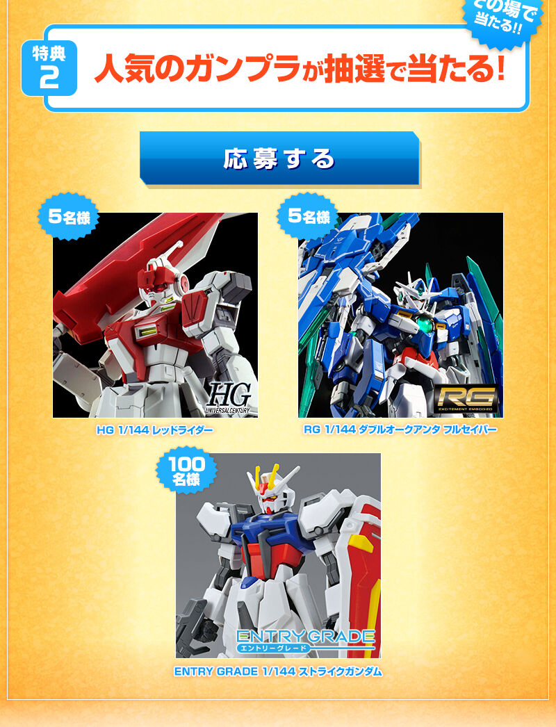 プレミアムバンダイ スタートダッシュキャンペーン!! 第2弾 2022