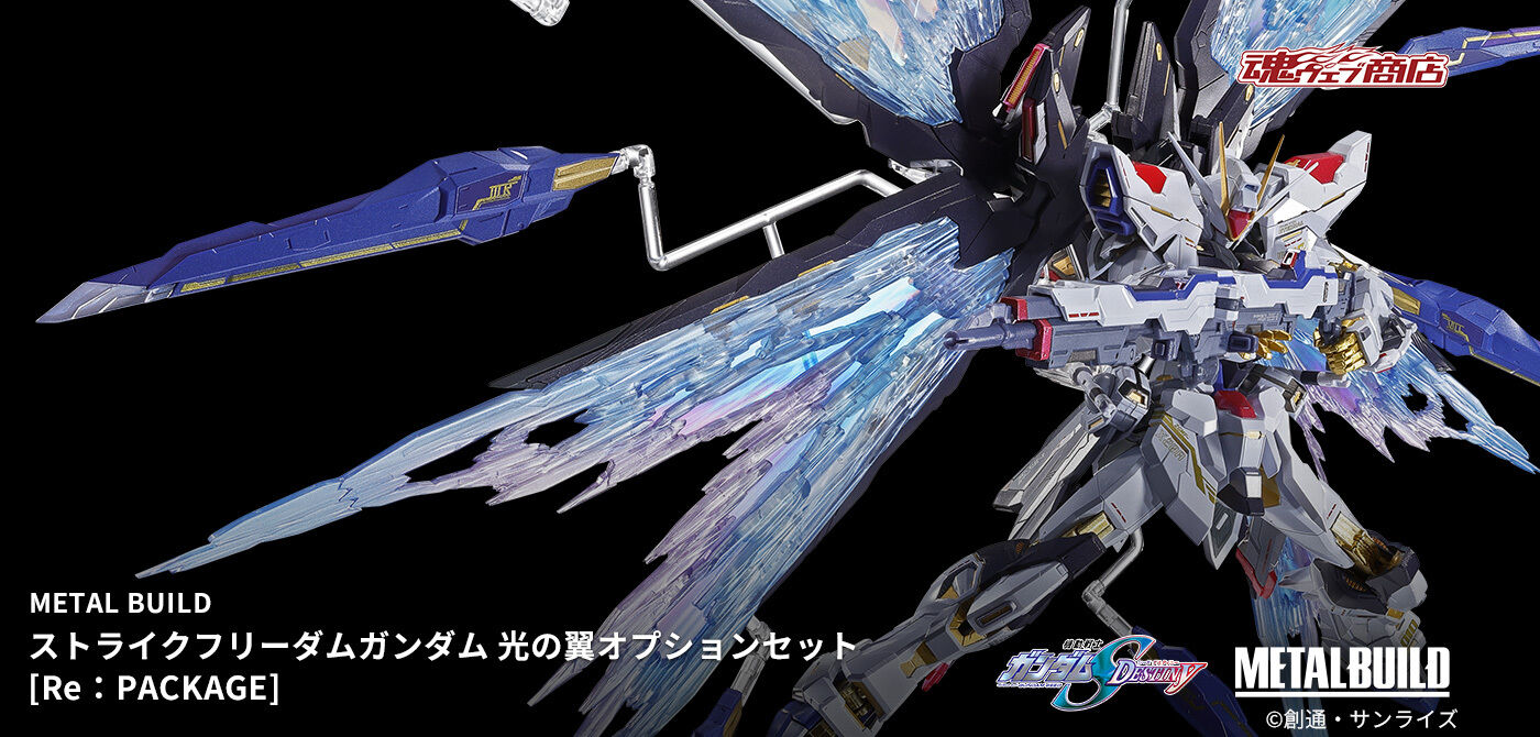 METAL BUILD ストライクフリーダムガンダム 光の翼オプションセット