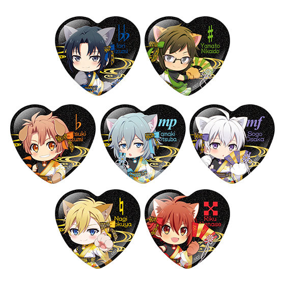 アイドリッシュセブンinナンジャタウン キラキラハート缶バッジ