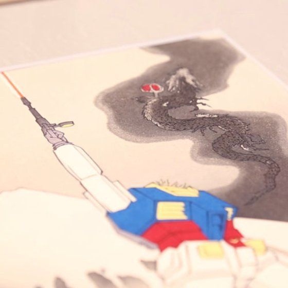 浮世絵×機動戦士ガンダム 額装パネル（ラストシューティング） | 機動