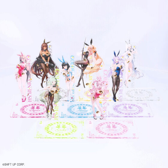 勝利の女神：NIKKE アクリルスタンドコースターデザイン8種【4月お届け