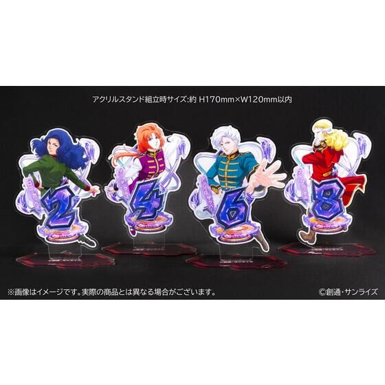 機動戦士ガンダムUC アクリルキーホルダー3個セット【大当たりアイコン