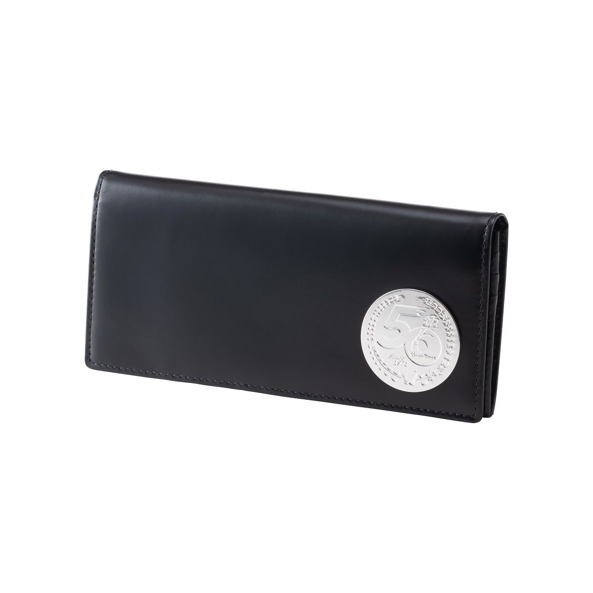 仮面ライダー50th エンブレム 本革かぶせ長財布 | 仮面ライダー