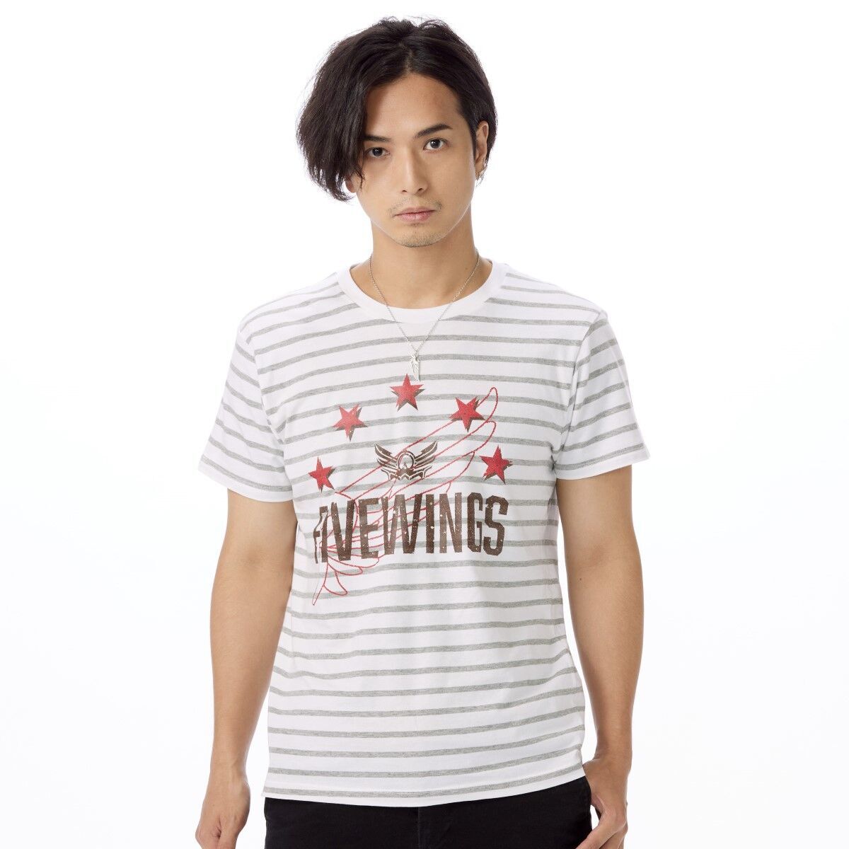 天装戦隊ゴセイジャー ゴセイレッド／アラタ ボーダーTシャツ | 天装