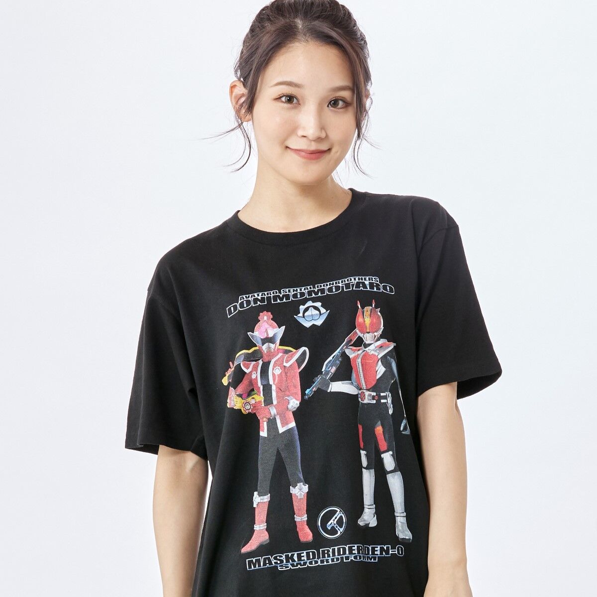 暴太郎戦隊ドンブラザーズ×仮面ライダー電王 Tシャツ 鬼柄 | 仮面
