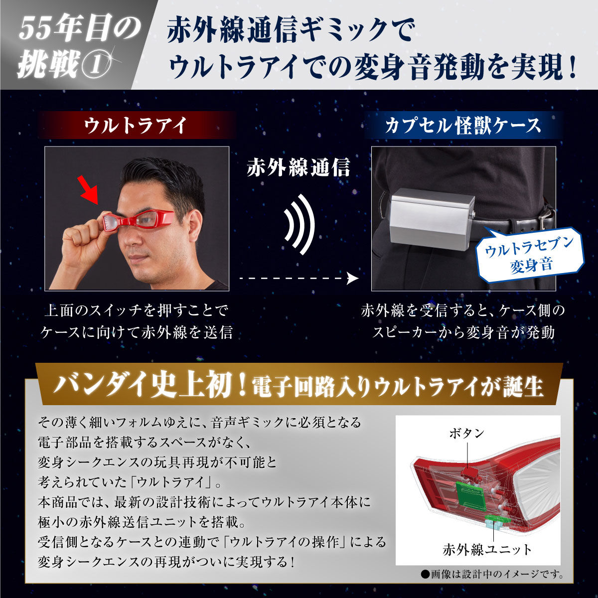 抽選販売】ウルトラレプリカ ウルトラセブン 55th Anniversary Set