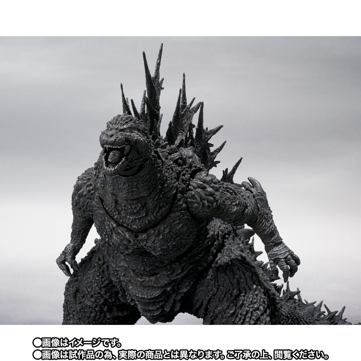 抽選販売】S.H.MonsterArts ゴジラ（2023） マイナスカラーVer.【2次
