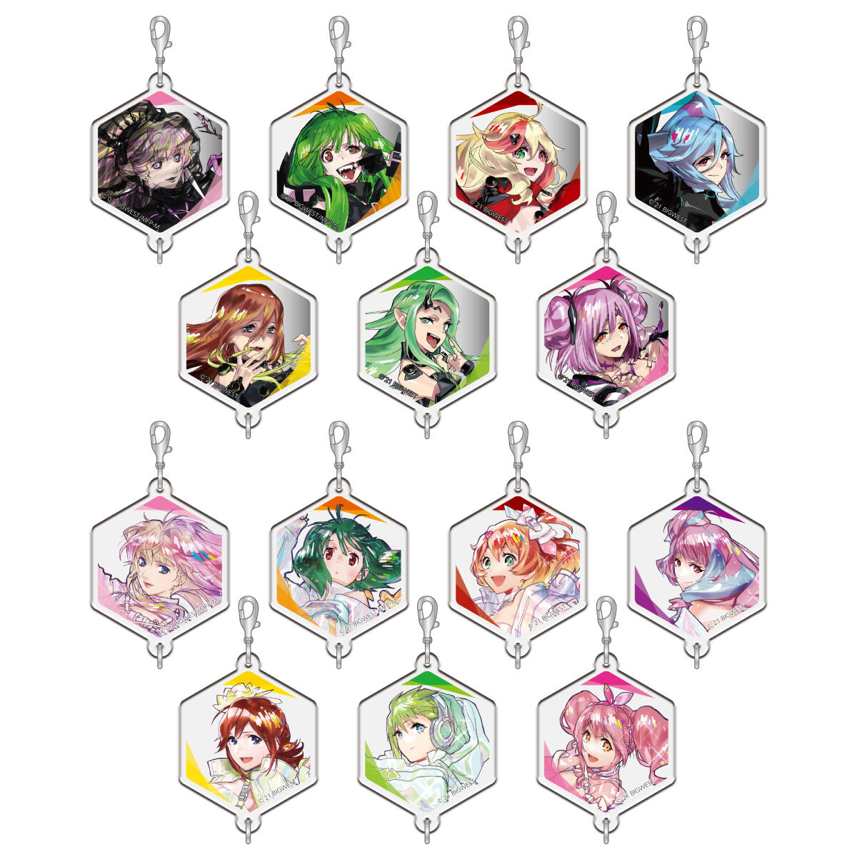 マクロス超時空フェスティバル つながるアクリルチャームコレクション