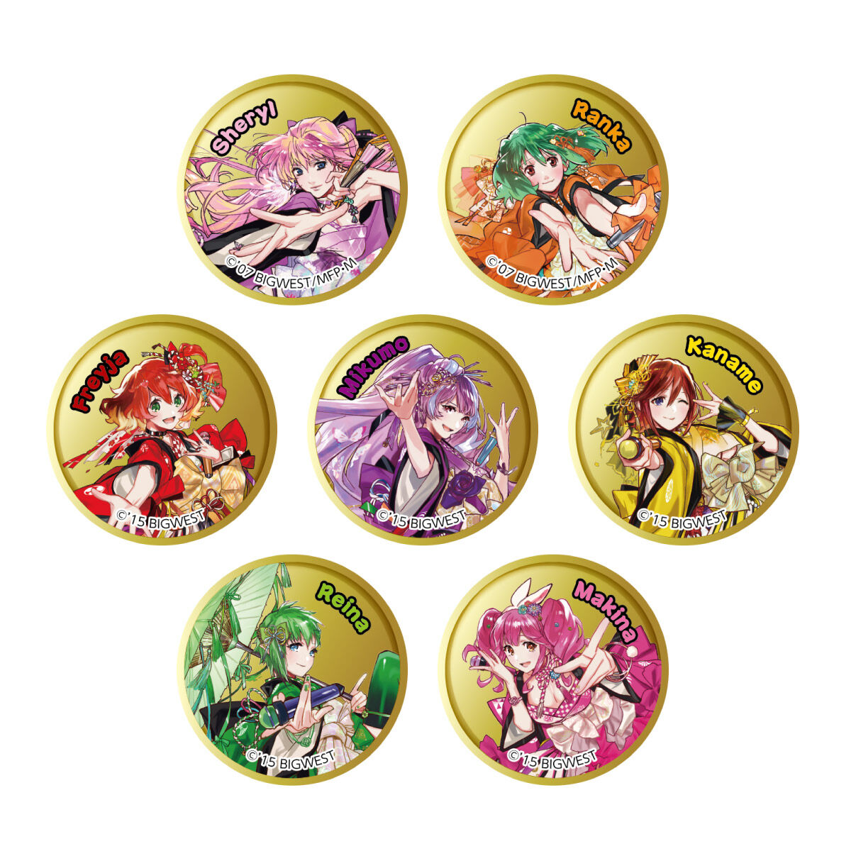 マクロス超時空フェスティバル 記念メダル オンステージver