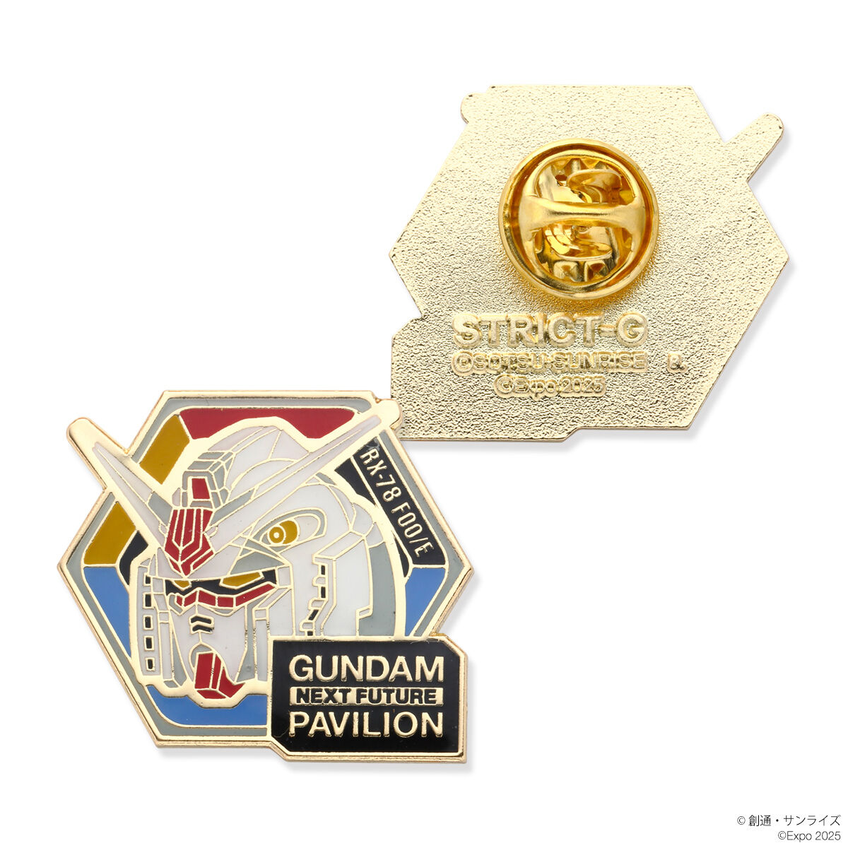 STRICT-G『GUNDAM NEXT FUTURE PAVILION』ピンズ RX-78F00 | 機動戦士