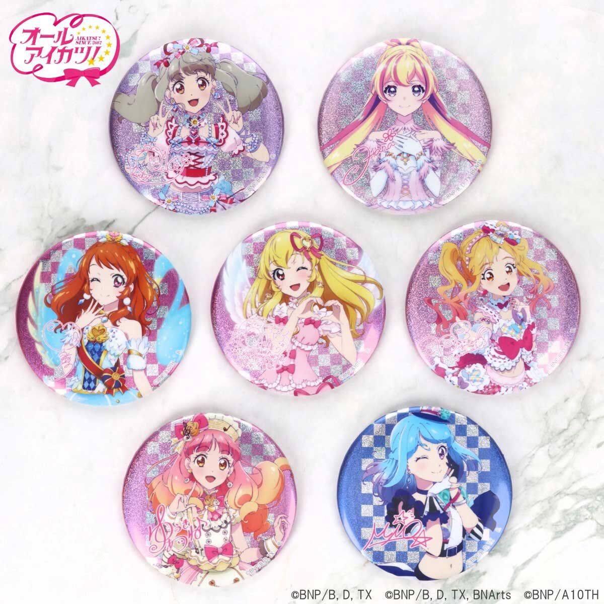 予約販売】BIGホロ缶バッジ オールアイカツ！コレクション【26年2月お