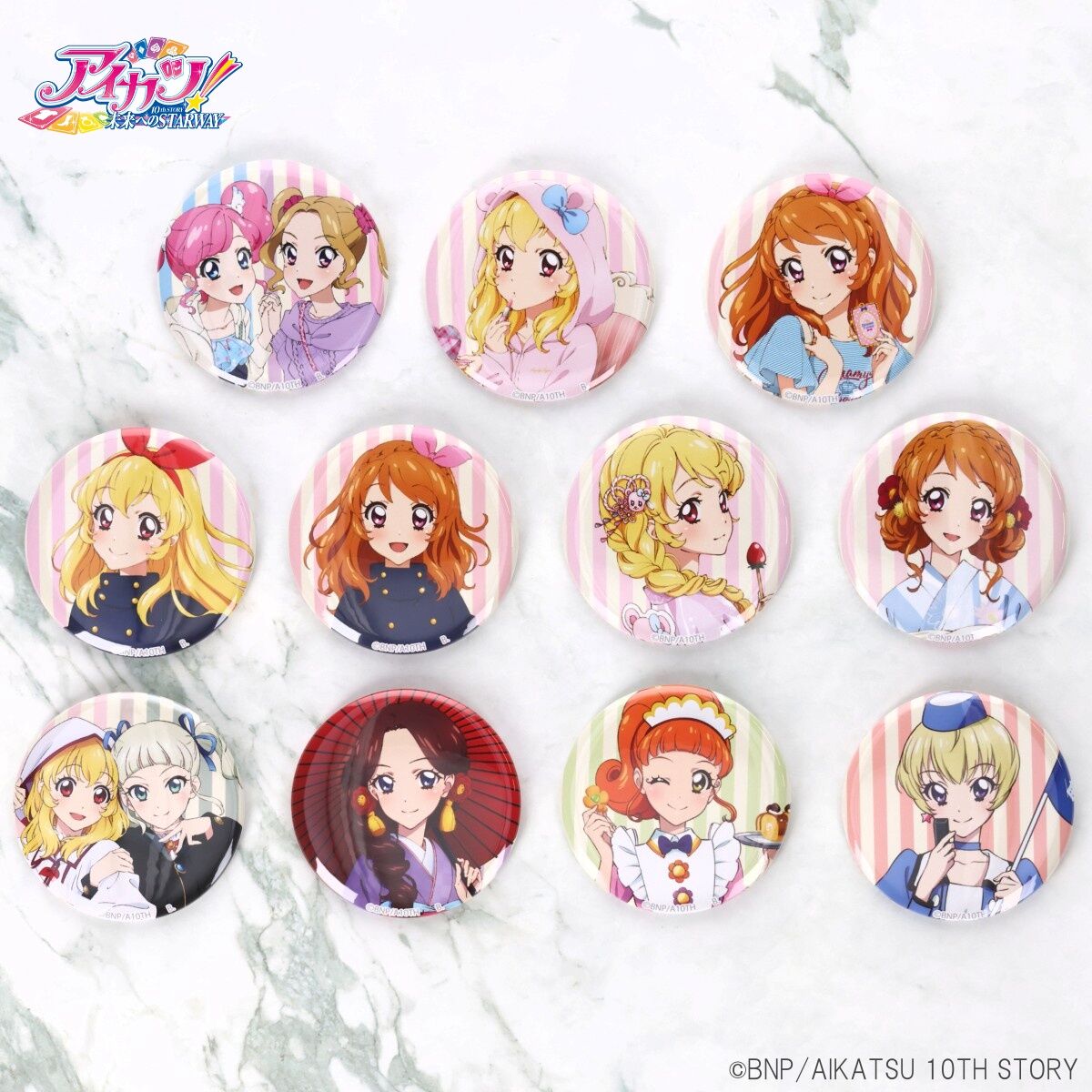 ハピクロ！】アイカツ！シリーズ缶バッジ AIKATSU！STYLE コレクション